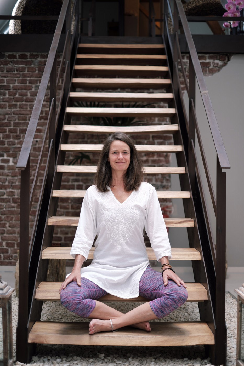 Yogalehrerin Eva Grandao aus Krefeld